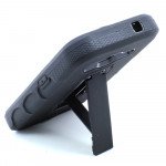 Wholesale Samsung Galaxy Prevail LTE G360 Armor Hybrid Stand Case (Black)